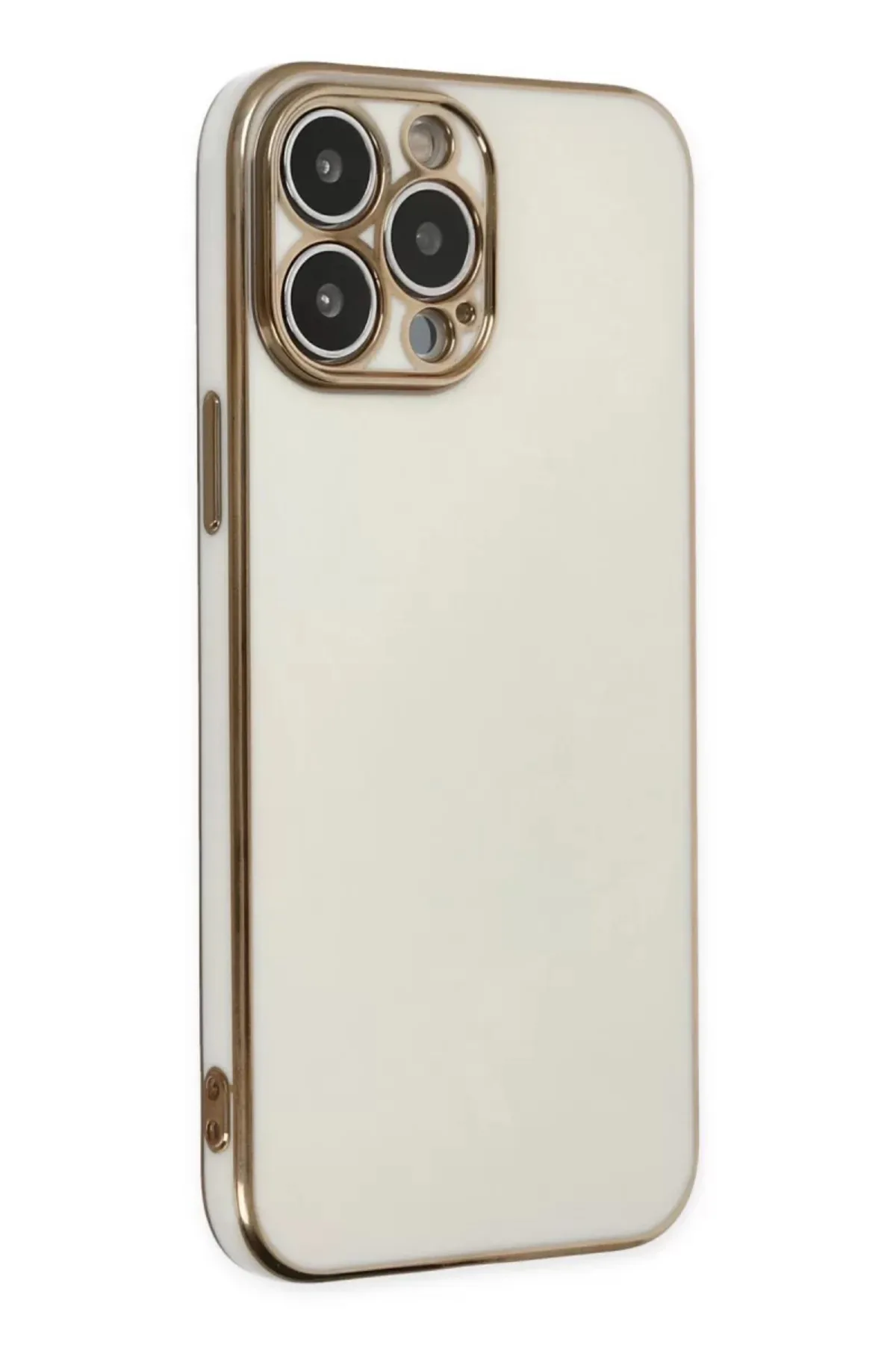 Newface iPhone 14 Pro Max Kılıf Volet Silikon - Beyaz