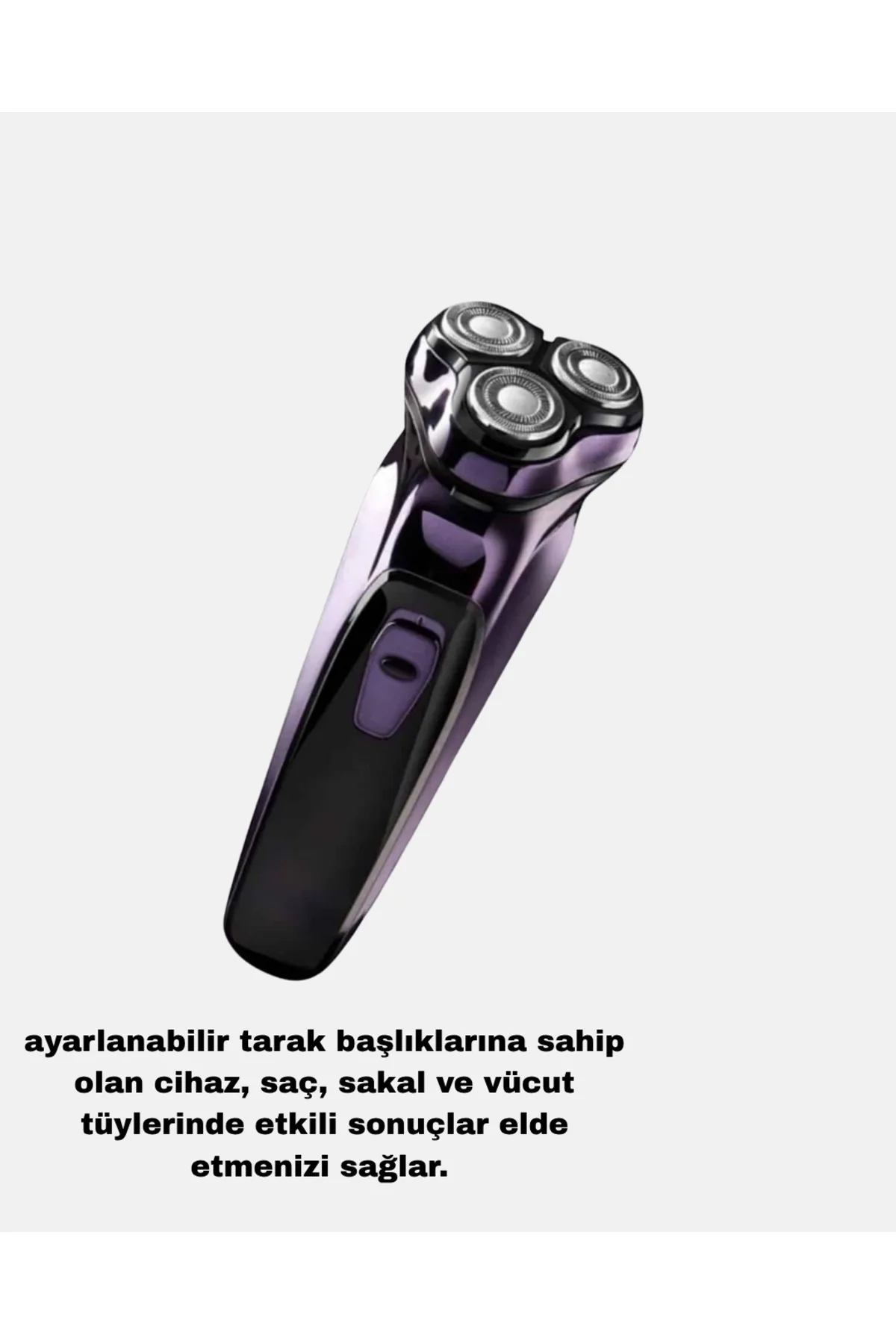 Kompakt Şarjlı Saç Sakal Tıraş Makinesi Kuru Kullanım Özellikli