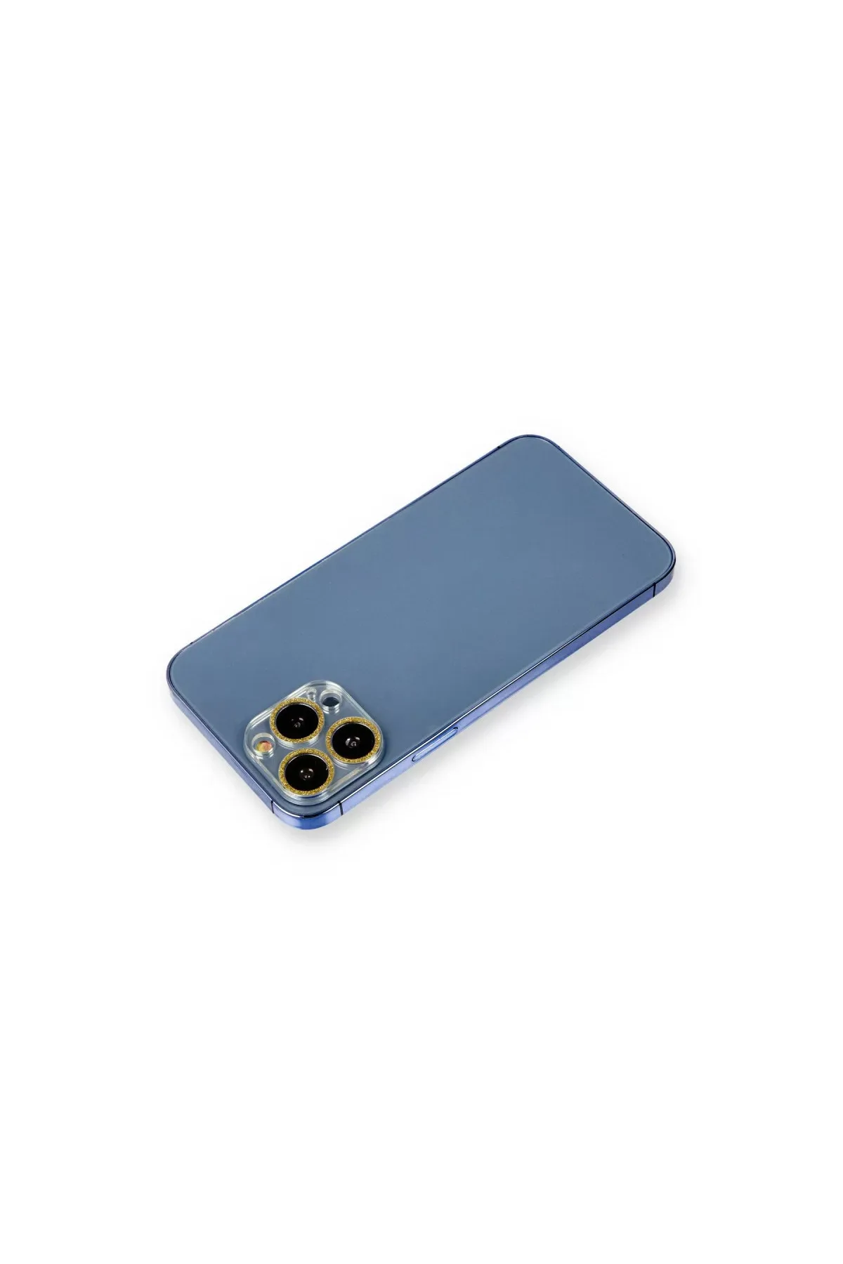 Newface Apple iPhone 12 Pro Shine Kamera Lens Koruma Cam - Gold