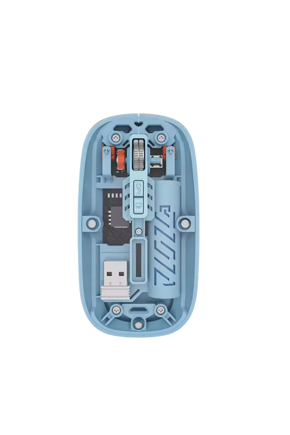 Ofis ve Günlük Kullanım İçin Mavi Bluetooth Kablosuz Mouse