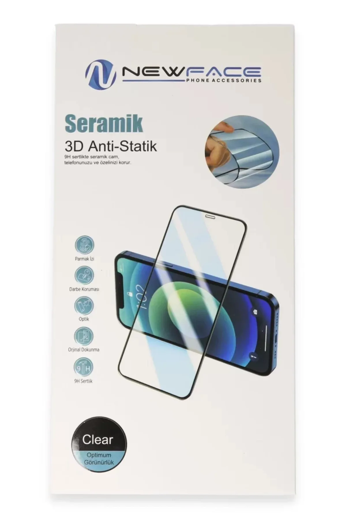 Newface Samsung Galaxy A05S 3D Antistatik Seramik Nano Ekran Koruyucu