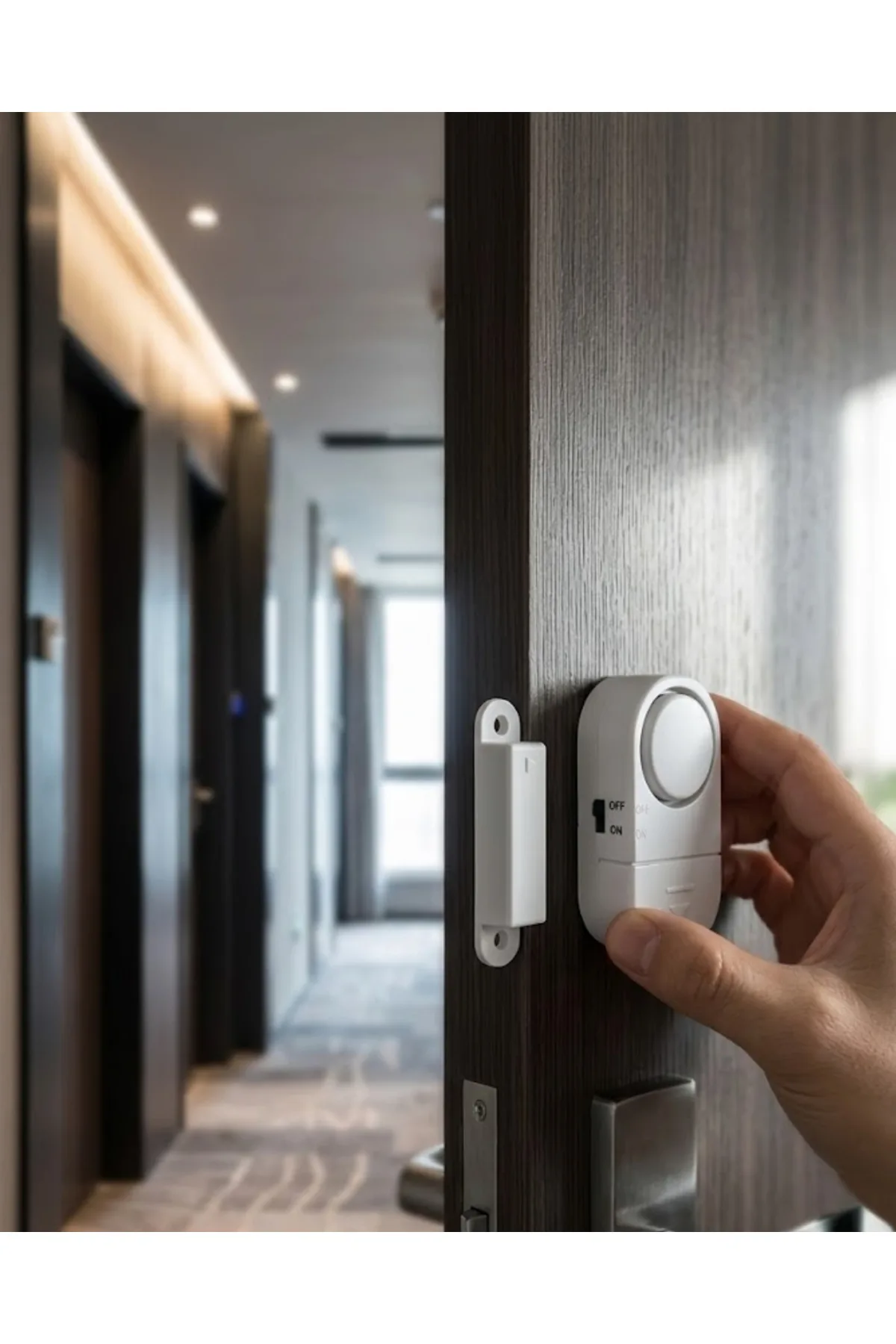 Manyetik Sensörlü Alarm Kapı Pencere İçin 90 dB Güçlü Sesli Uyarı Sistemi