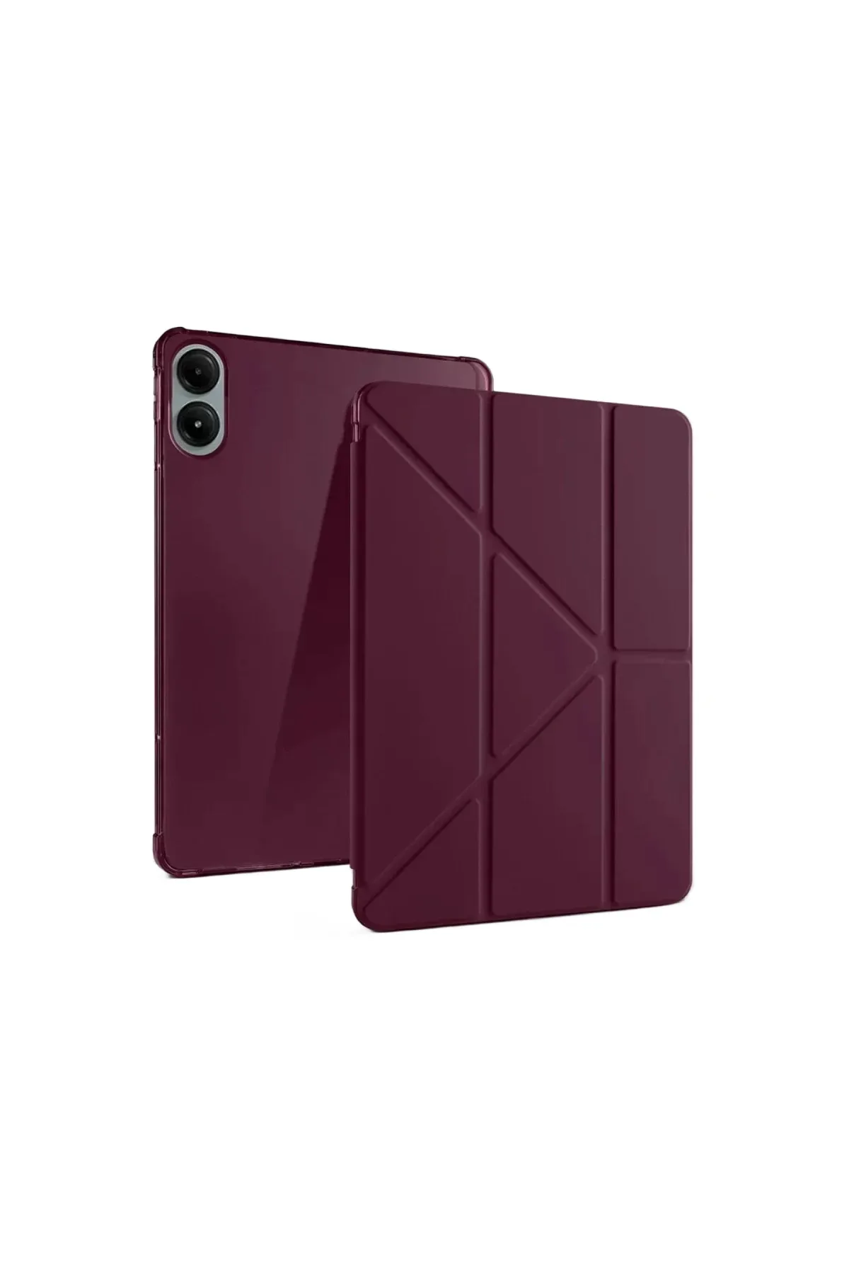 Newface Xiaomi Redmi Pad Pro 12.1 Kılıf Kalemlikli Mars Tablet Kılıfı - Mürdüm