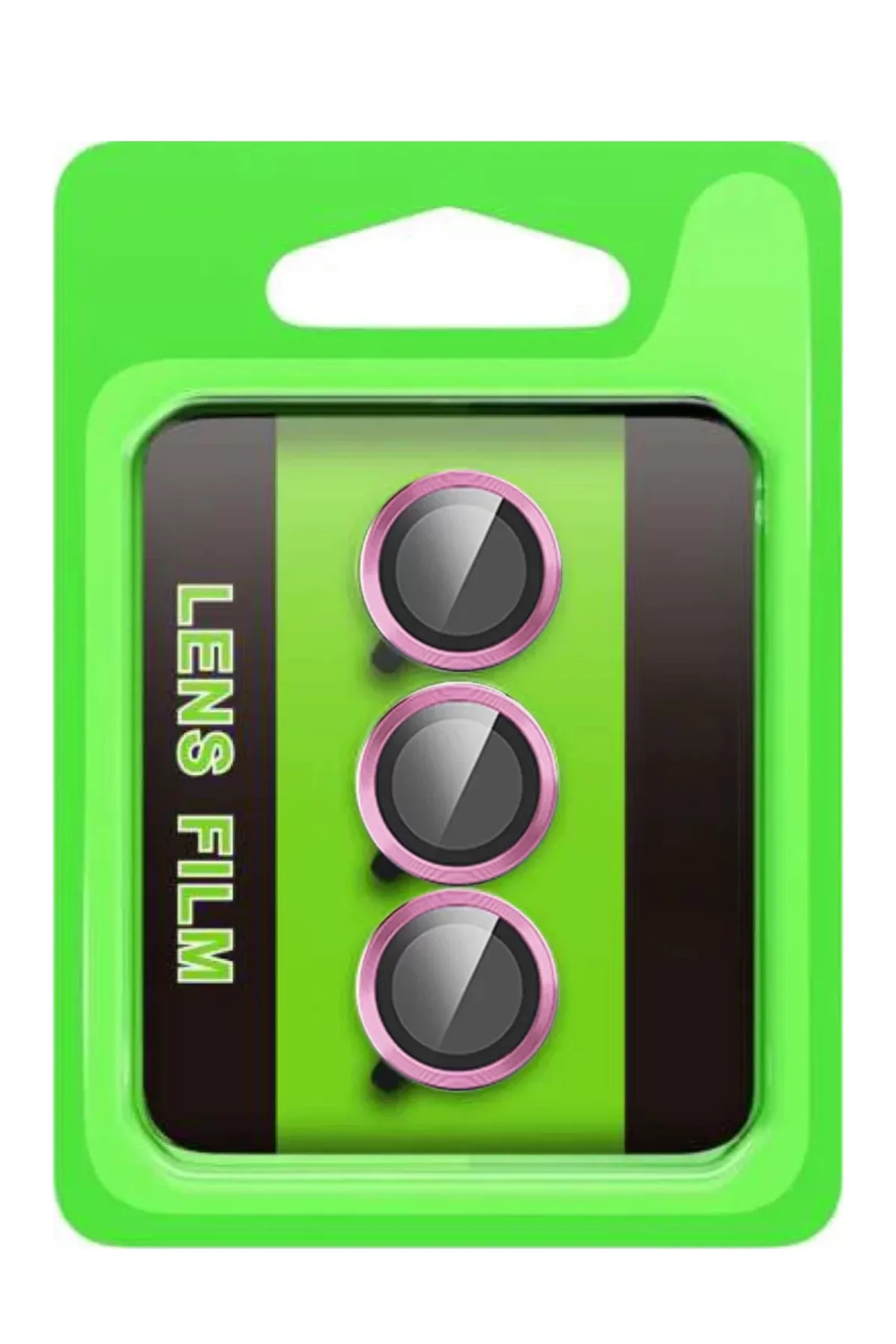 Newface Samsung Galaxy S25 FE Raze Metal Kamera Lens - Pembe