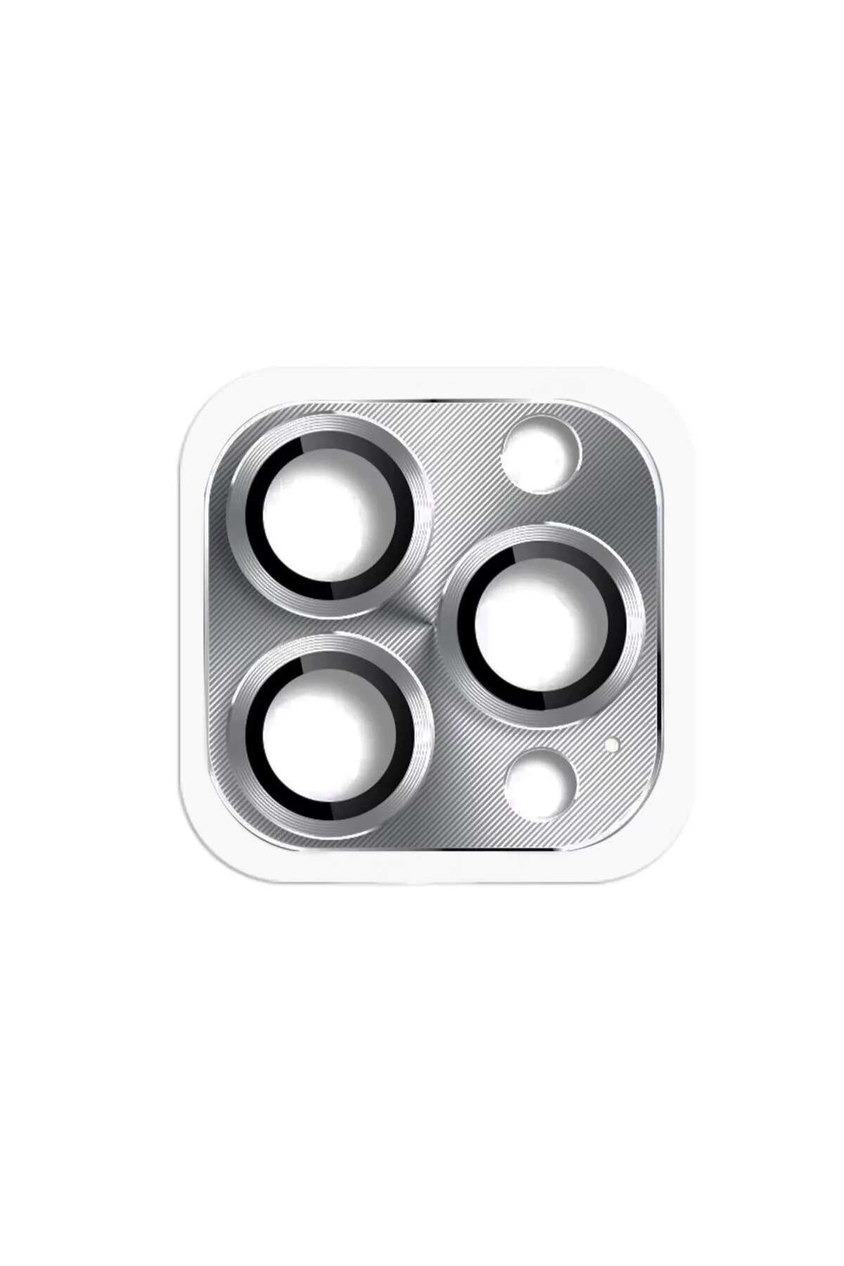 İphone 16 Pro Max Pers Alüminyum Kamera Lens - Gri