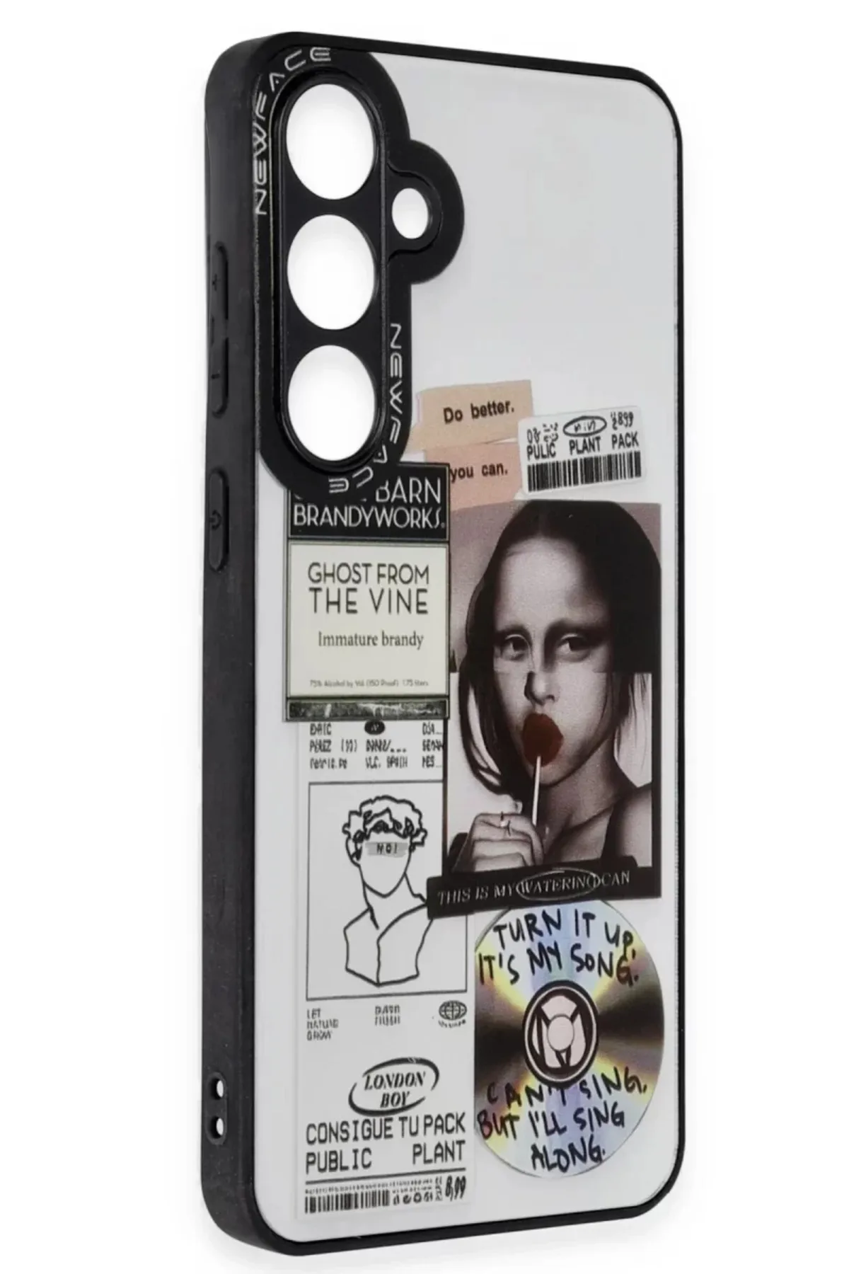 Newface Samsung Galaxy A25 5G Kılıf Mirror Desenli Kapak - Mirror - 2