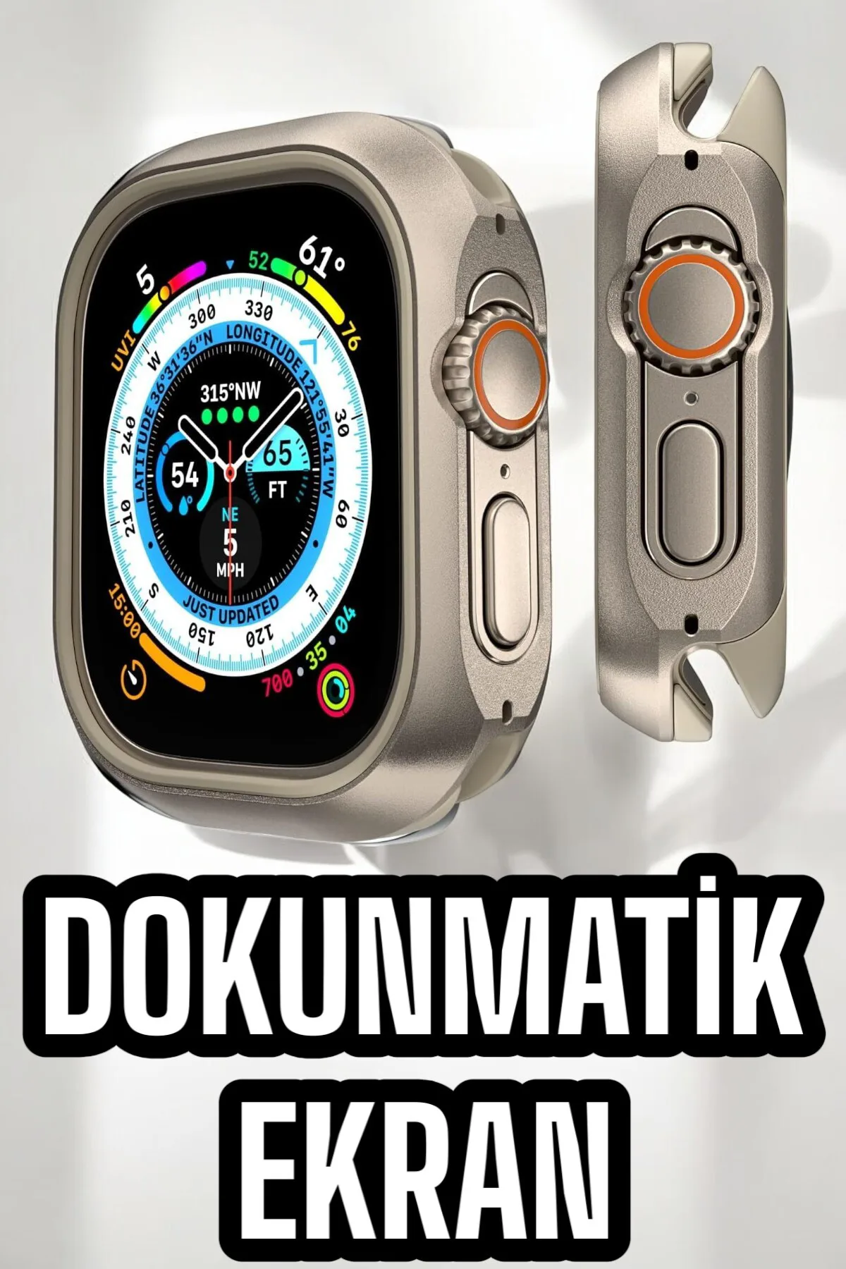 Yeni Nesil Akıllı Saat Nabız Ölçer Sağlık Ölçer ve Kalori Ölçer Uyku Takibi NFC Özelliği