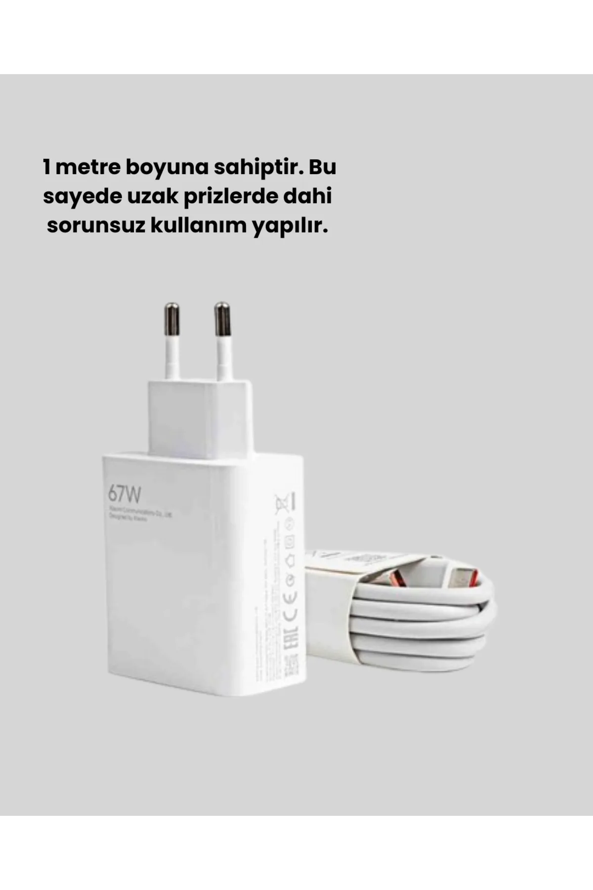 67 Watt Turbo Charge Başlık Vivo Y20 Y35 Y55 Uyumlu