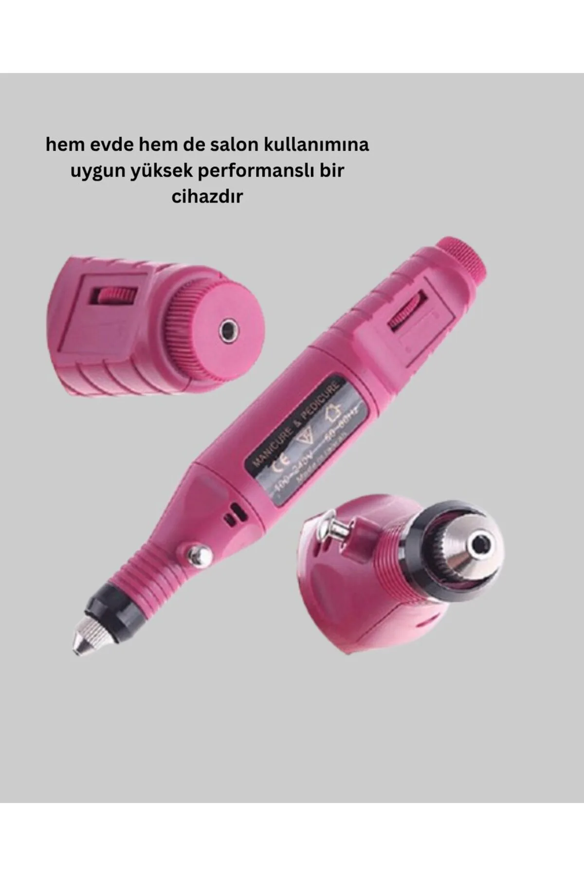Tırnak Matkap Makinesi – Profesyonel Manikür Pedikür Cihazı Ayarlanabilir Hız ve Sessiz Çalışma