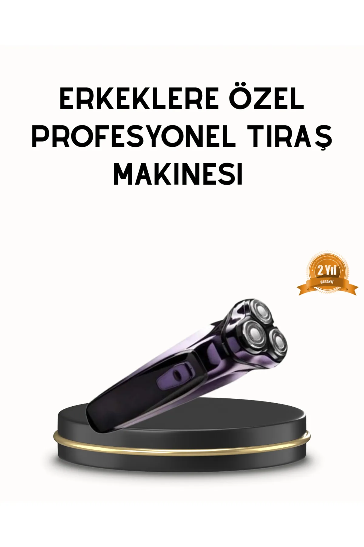 Kompakt Şarjlı Saç Sakal Tıraş Makinesi Kuru Kullanım Özellikli