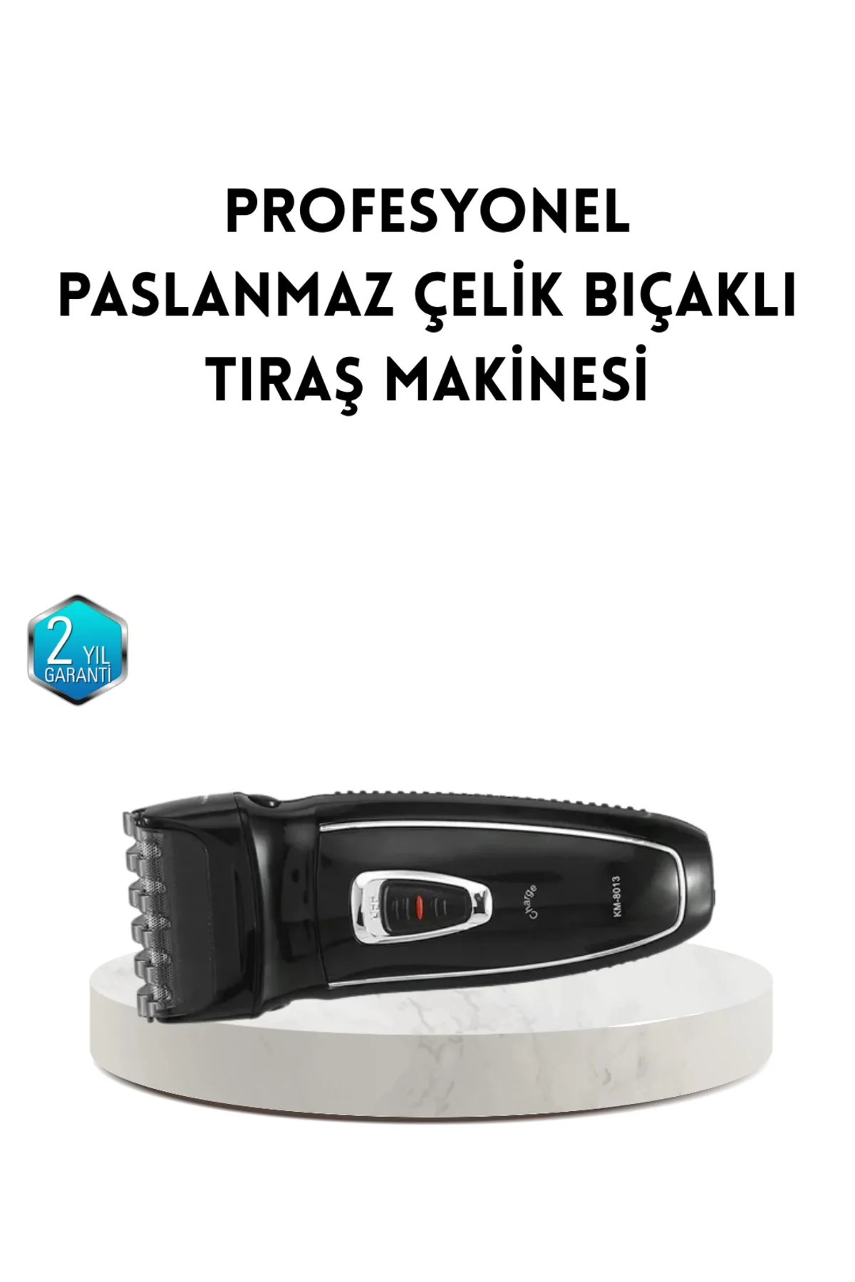 Unisex Şarjlı Saç ve Sakal Kesme Makinesi – Sessiz Motor, 1–12 mm Ayarlanabilir Başlık