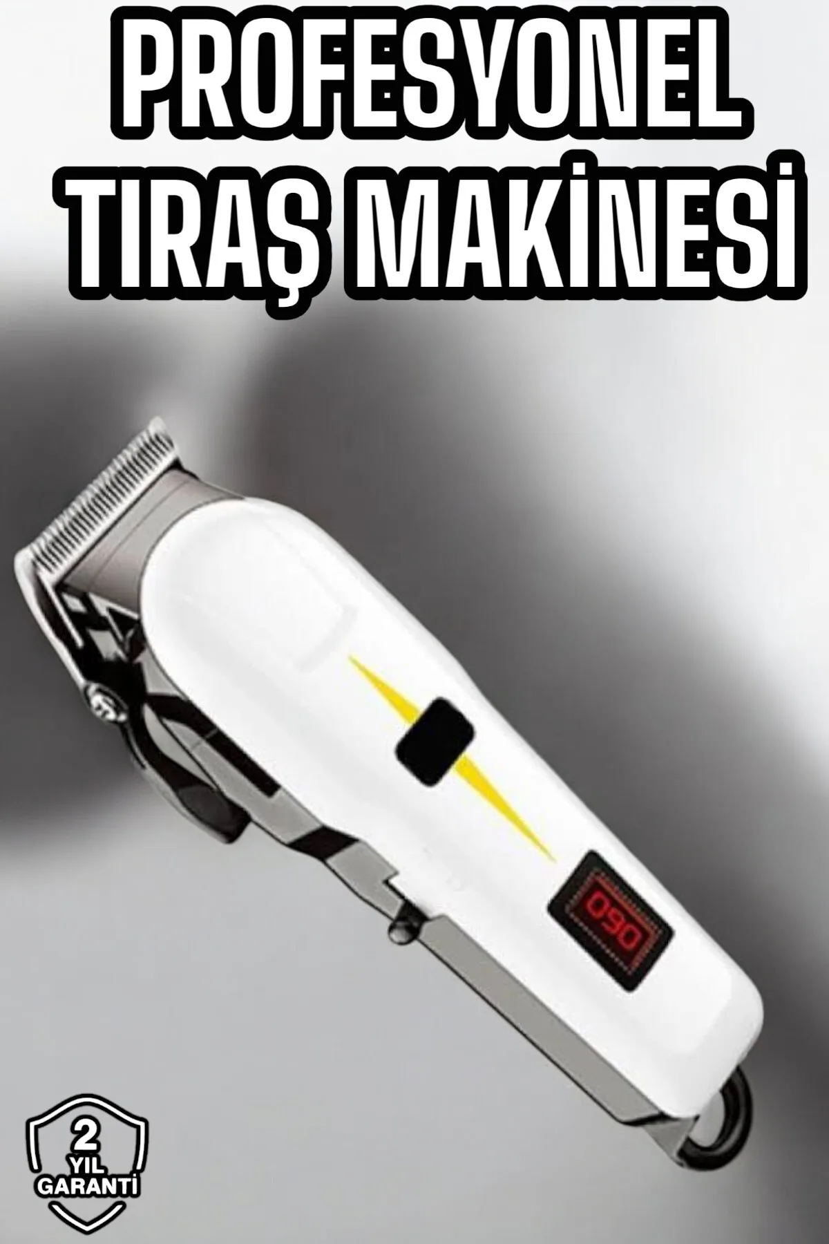 Tıraş Makinesi Profesyonel Saç Ve Sakal Kesme Milim Ayarlı Dijital Göstergeli