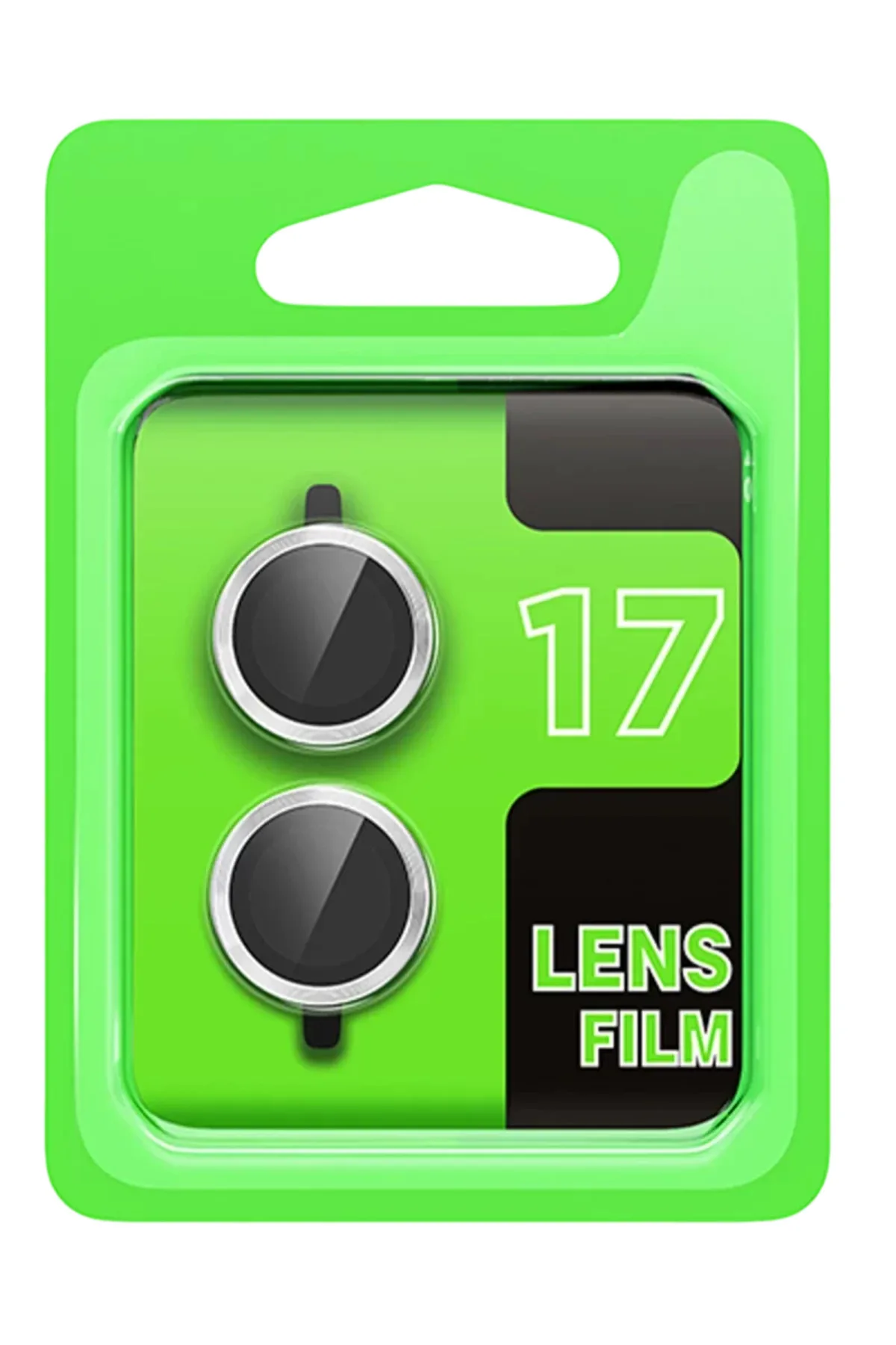 Newface Apple iPhone 17 Raze Metal Kamera Lens - Gümüş