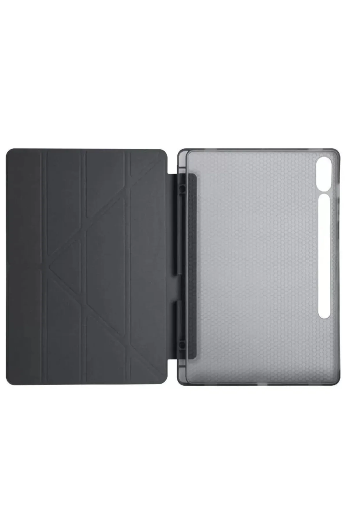 Newface Samsung Galaxy X510 Tab S9 FE 11 Kılıf Kalemlikli Mars Tablet Kılıfı - Siyah