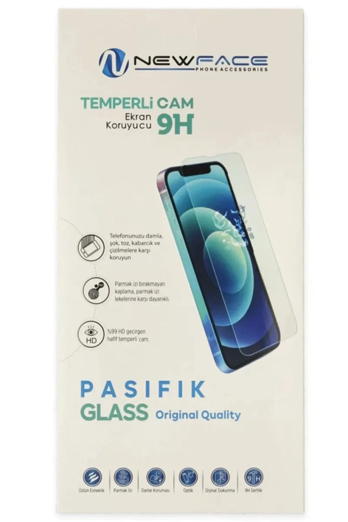 Newface Apple iPhone 16 Pasifik Cam Ekran Koruyucu