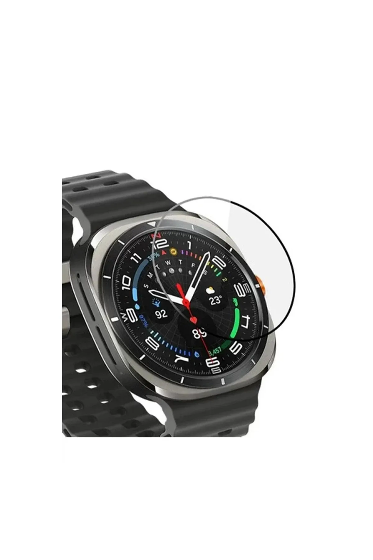 Newface Samsung Galaxy Watch Ultra 47mm Polymer Nano Ekran Koruyucu - Şeffaf
