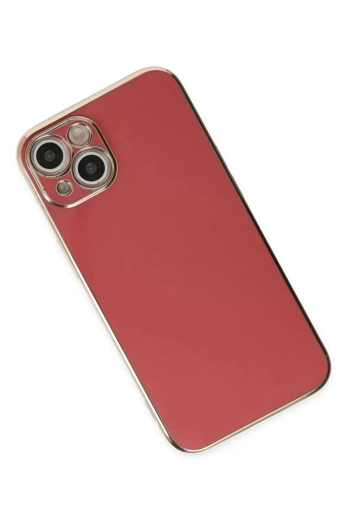 Newface Apple iPhone 14 Kılıf Volet Silikon - Kırmızı