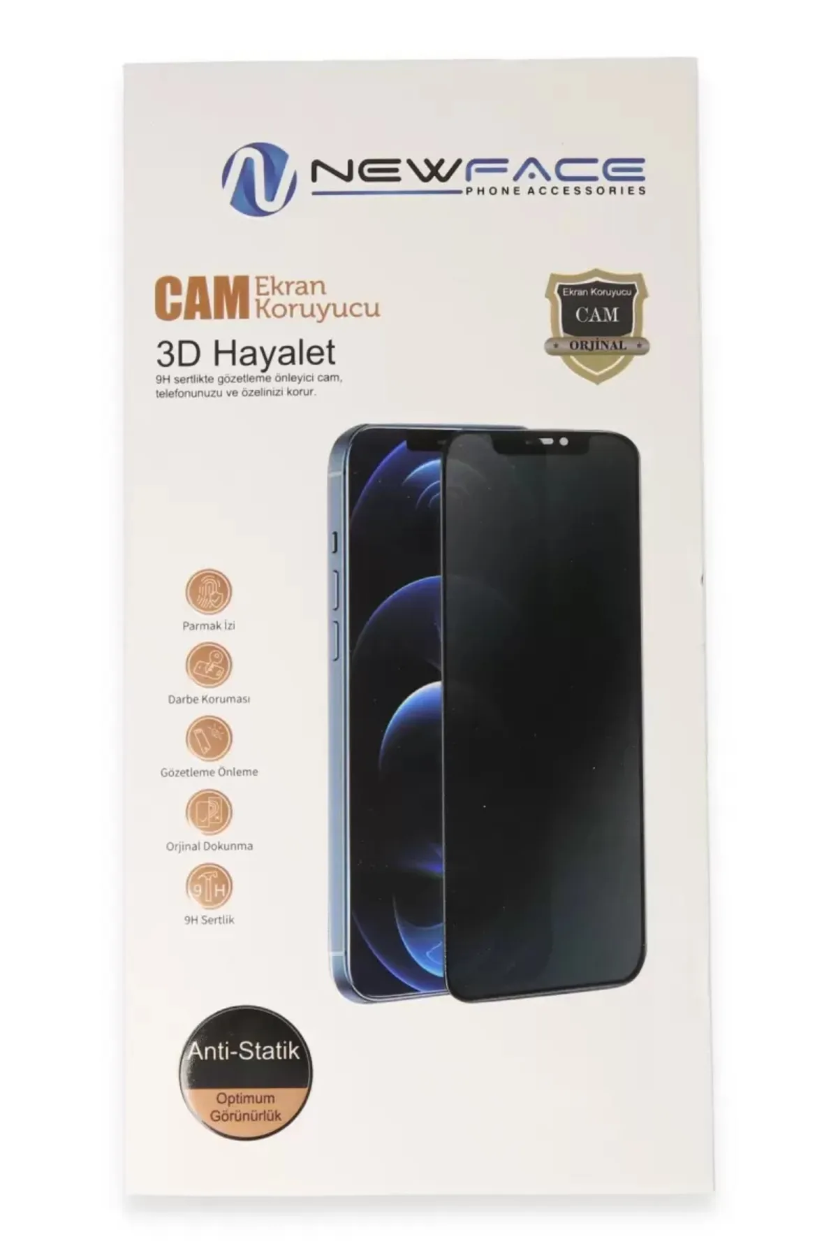 Newface Samsung Galaxy A71 3D Antistatik Hayalet Cam Ekran Koruyucu