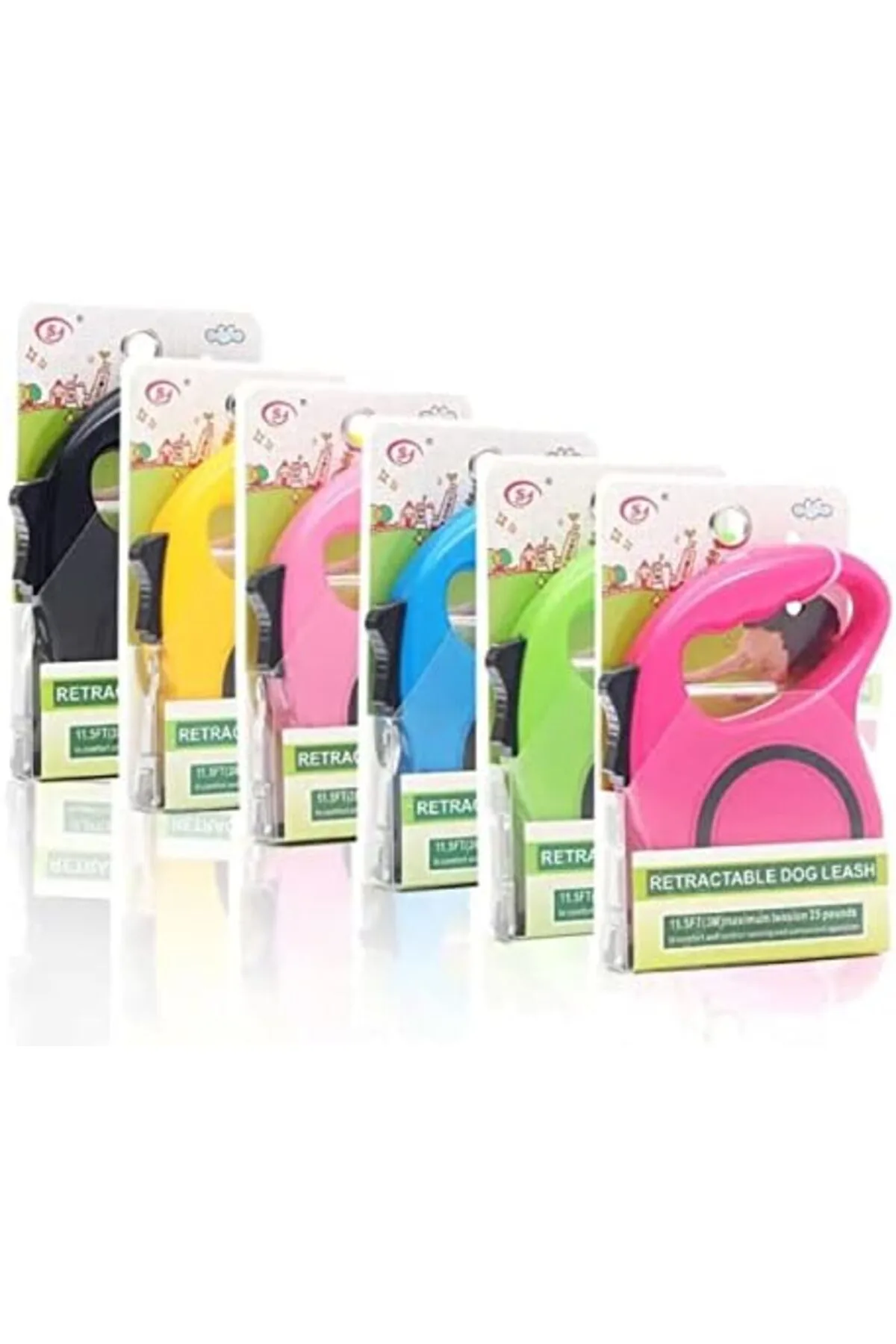 Terra Organik Köpekler İçin Premium 5 Metre Tuş Kontrollü Makaralı Tasma Kayışı - Dayanıklı, Ayarlan