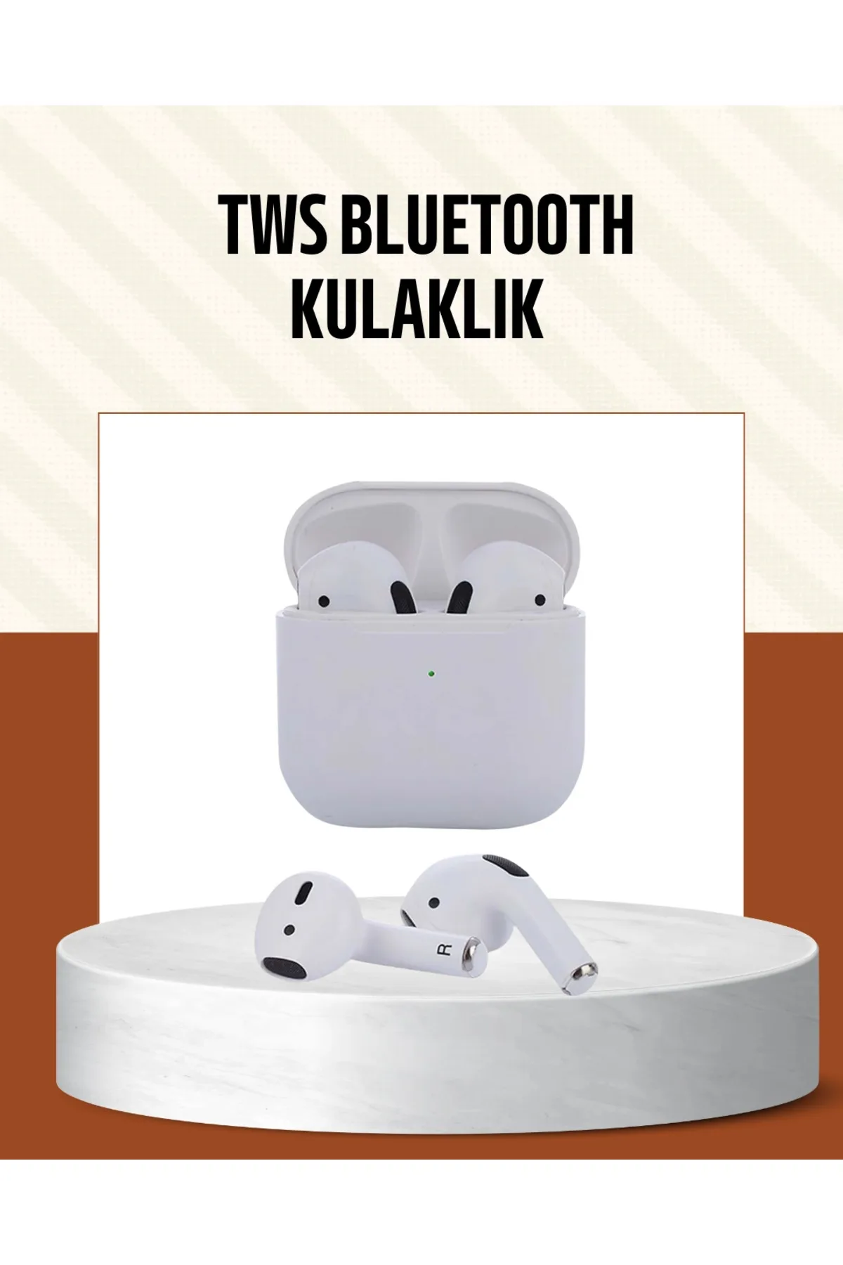 İthalat® Iphone 11 12 13 14 15 Uyumlu Tws Bluetooth Kulaklık Gürültü Önleyici Hifi Stereo