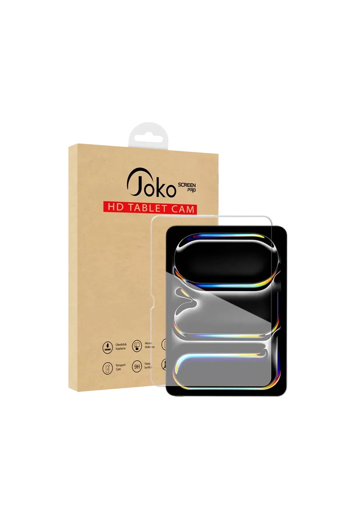 Joko Apple iPad Air 11 (2024) HD Tablet Cam Ekran Koruyucu - Şeffaf
