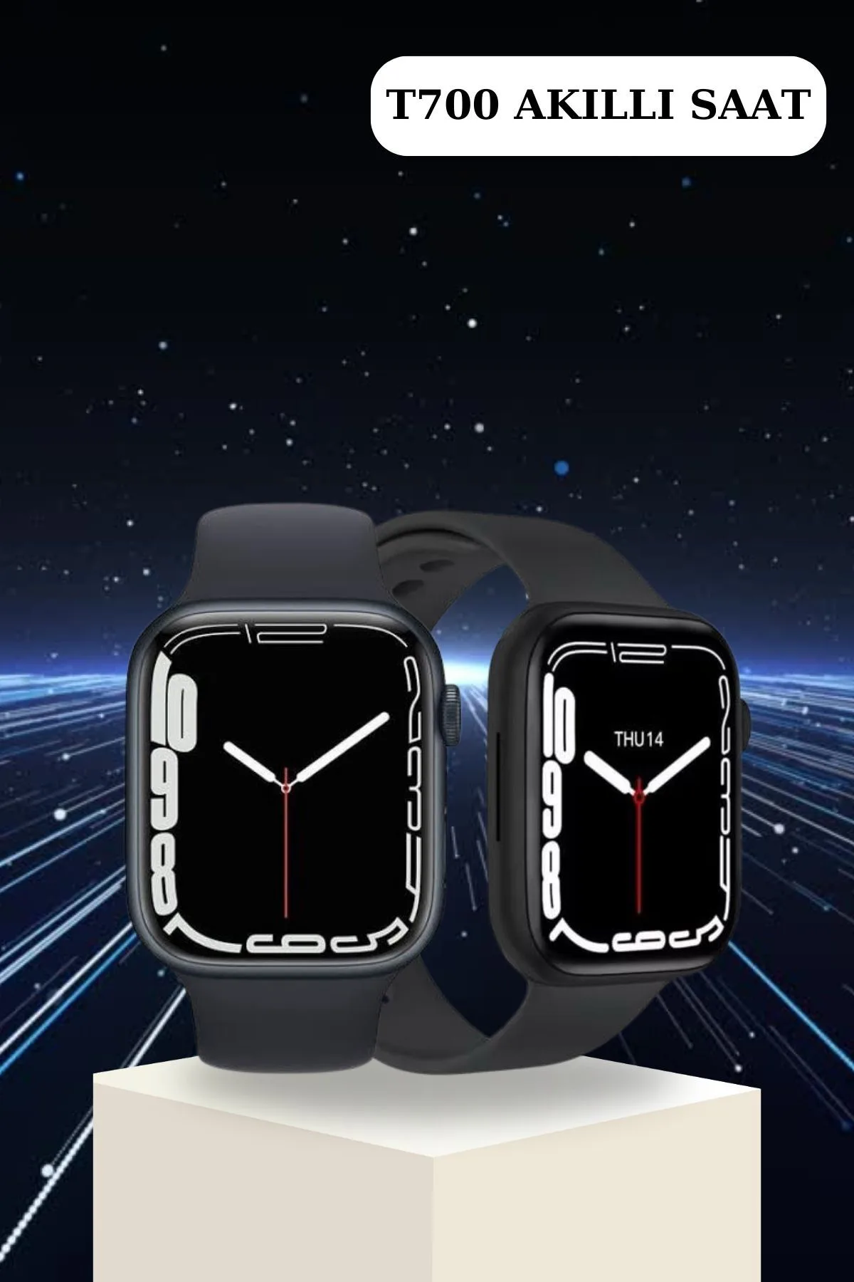 Yeni Nesil Akıllı Saat ve Kablosuz Kulaklık Kampanyası İkili Set Bluetooth Bağlantılı