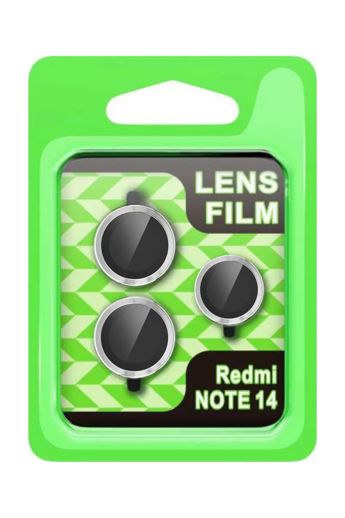 Newface Xiaomi Note 14 5G Raze Metal Kamera Lens - Gümüş