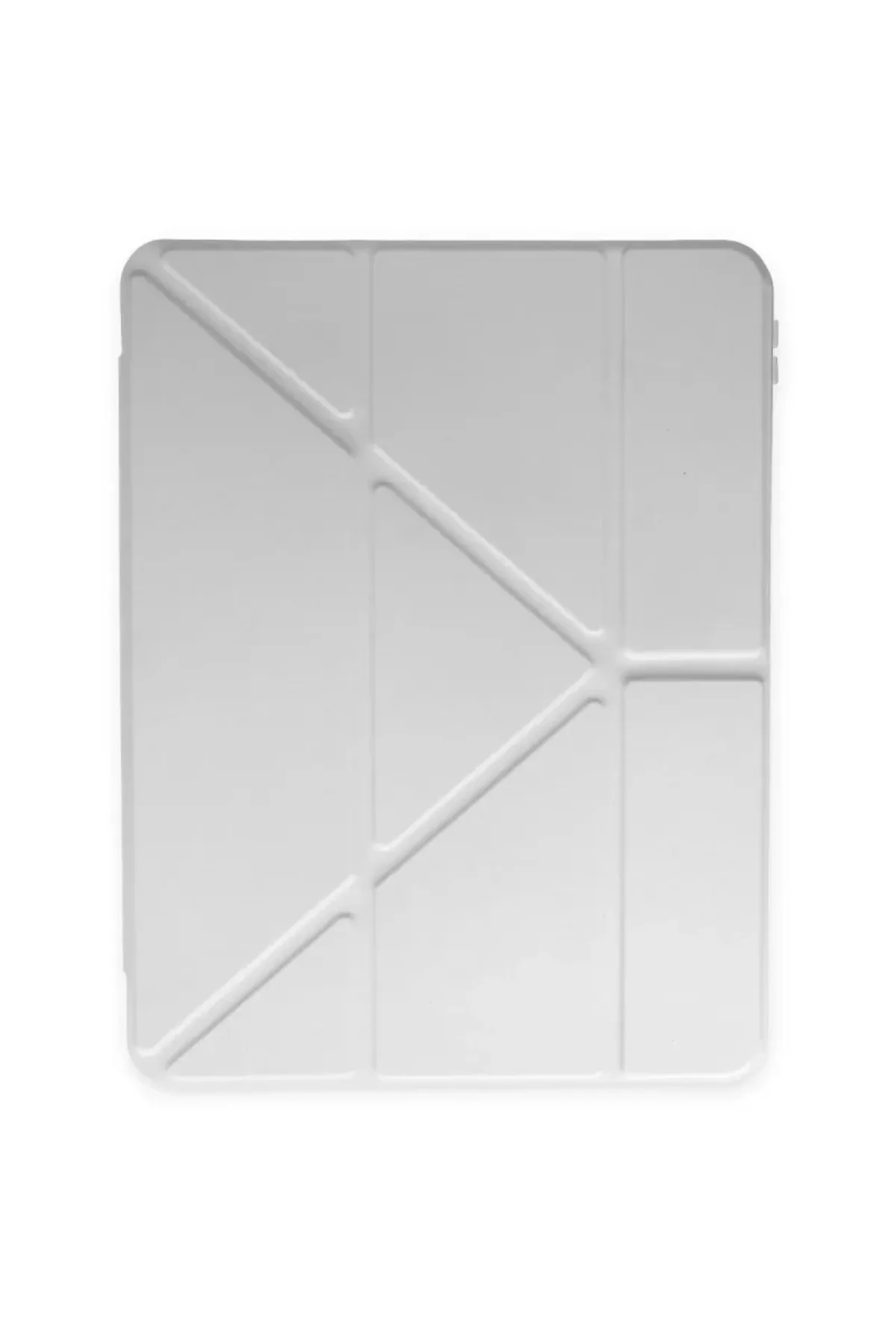 Newface Apple iPad Pro 11 (2024) Kılıf Kalemlikli Mars Tablet Kılıfı - Gri