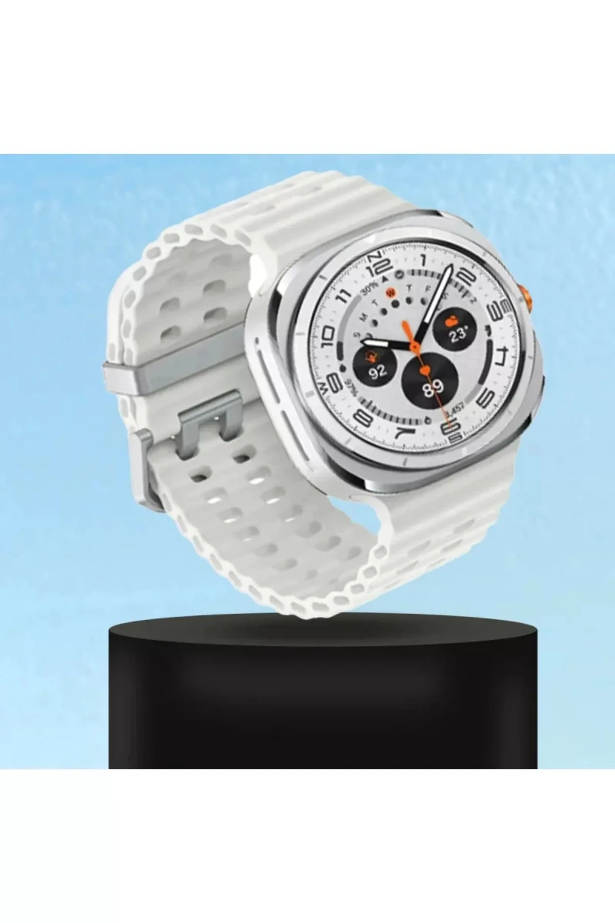 Newface Watch 7 Ultra KR417 Rug Silikon Kordon - Yıldız Işığı