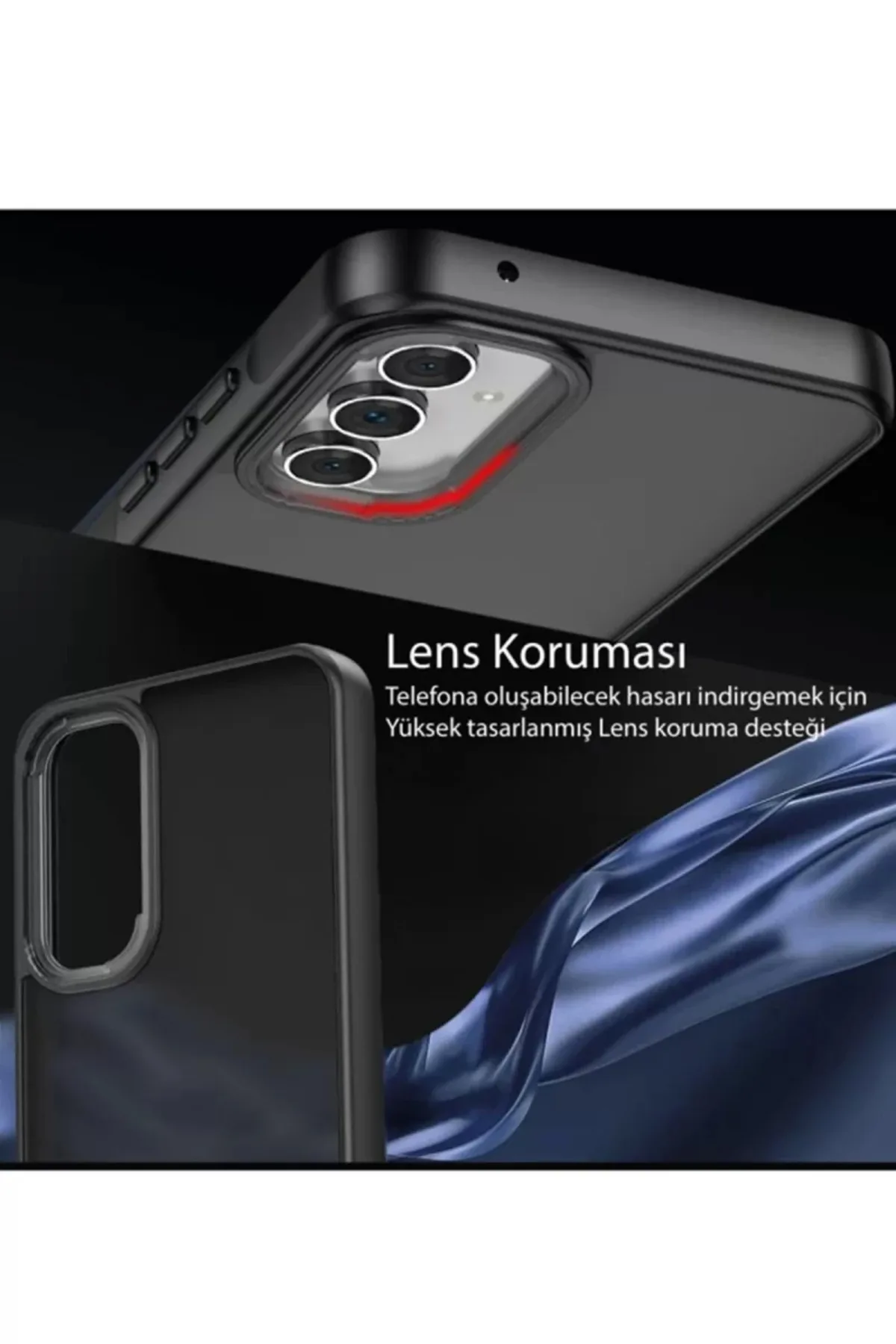 Newface Samsung Galaxy A05S Kılıf Elegant Kapak - Pudra