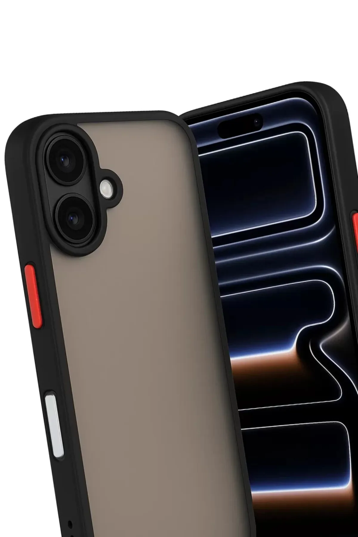 Newface Apple iPhone 17 Kılıf Montreal Silikon Kapak - Siyah