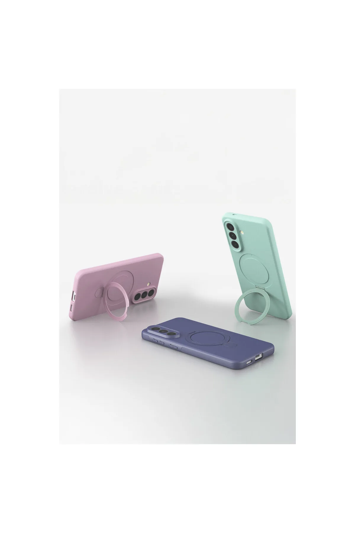 Galaxy A57 5G Magsafe Standlı Kapak - Siyah