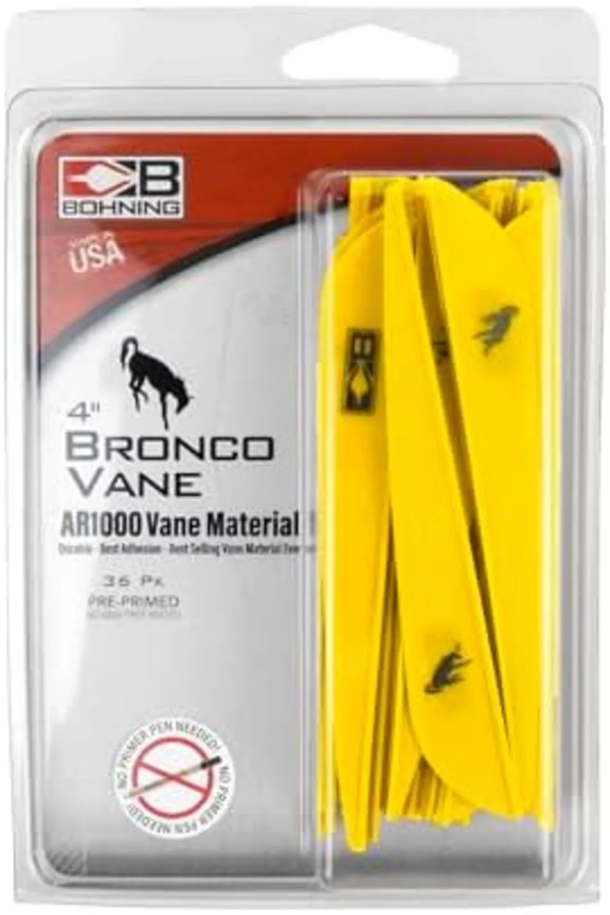 zkra shop Bohning Killer Archery Vanes (36'lı Paket) Neon Sarı 1053162