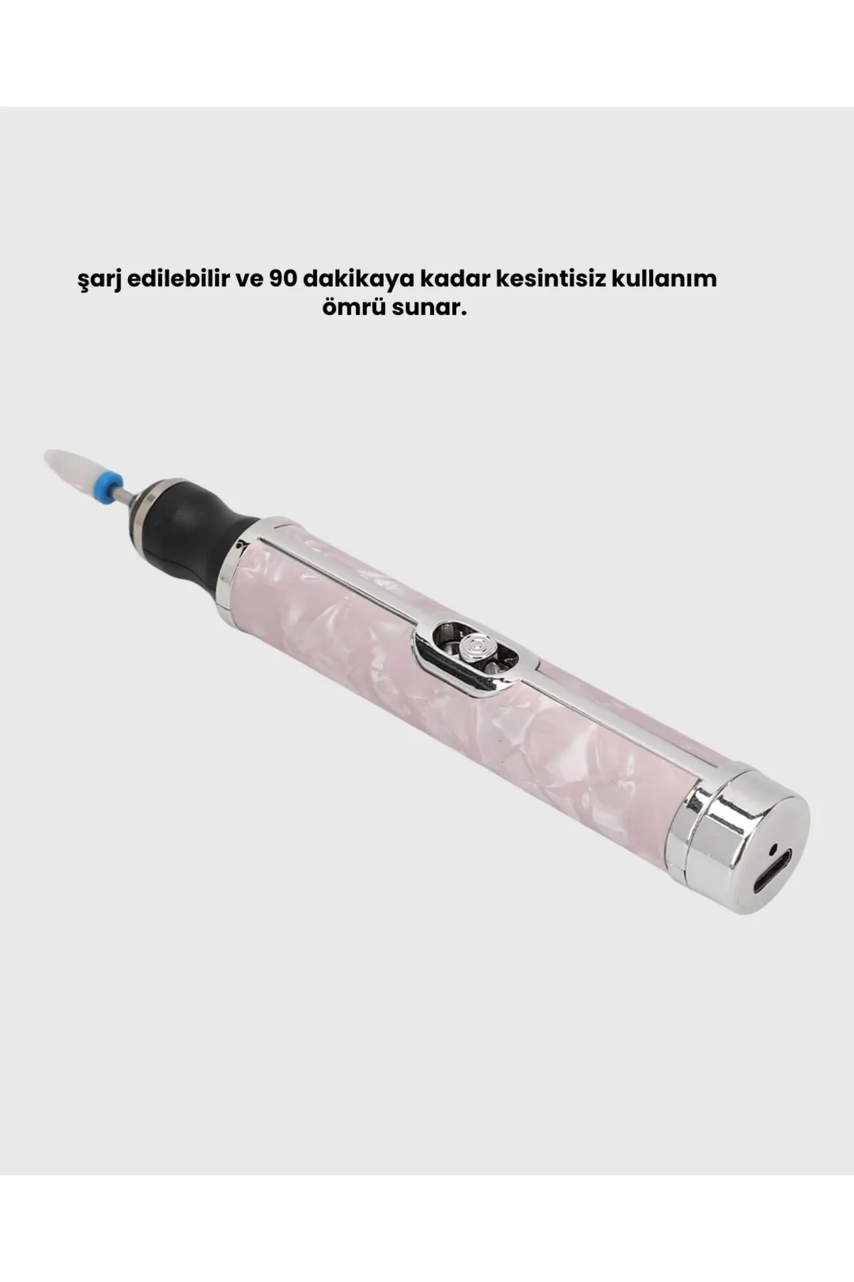 Elektrikli Tırnak Törpüsü Ayarlanabilir Hızlı Manikür Pedikür Cihazı
