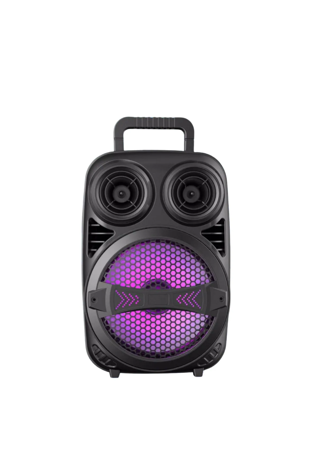 Kablosuz Karaoke Hoparlör Mikrofonlu RGB Işıklı 6.5 İnç Bluetooth Speaker Taşınabilir