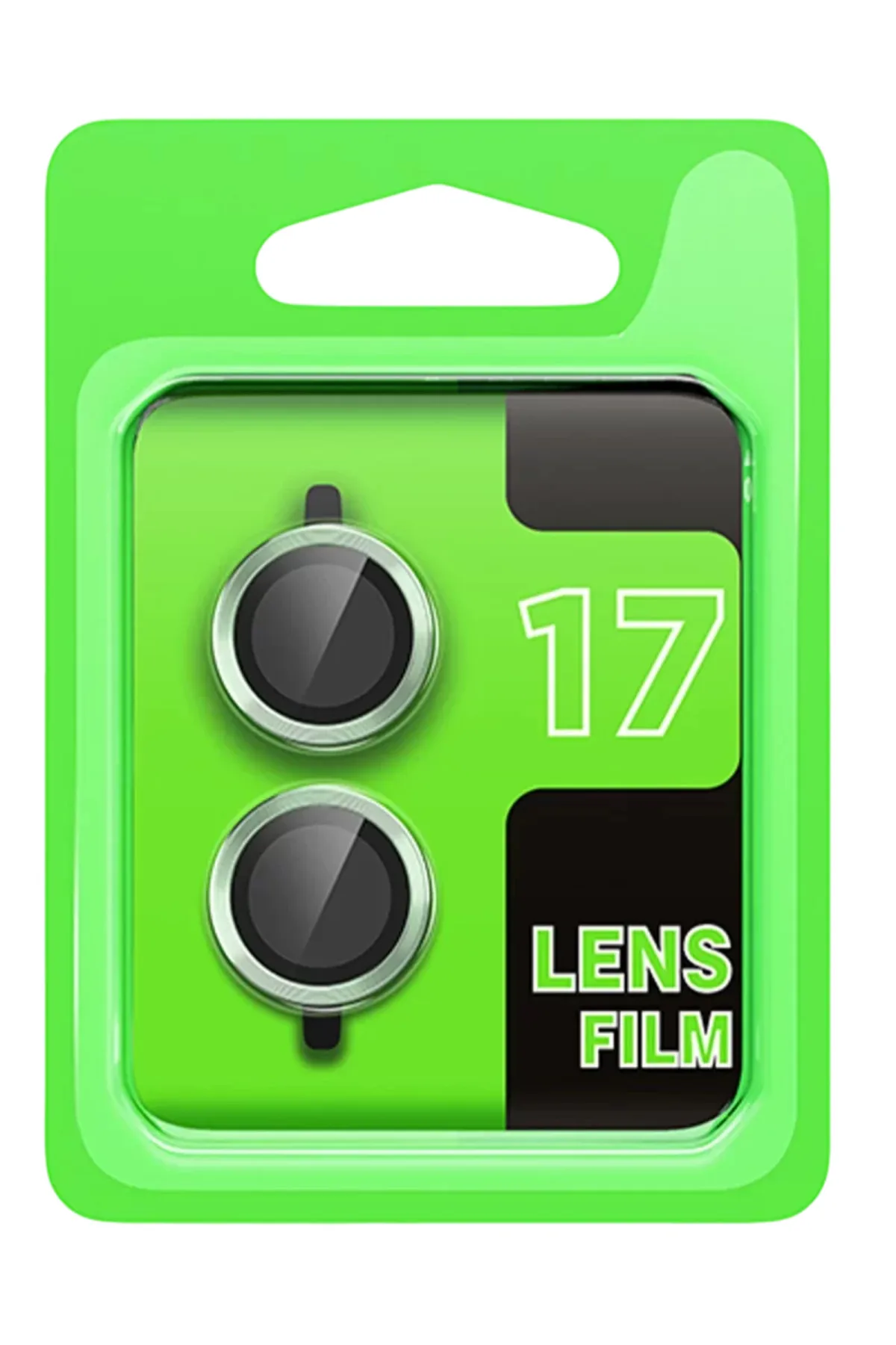 Newface Apple iPhone 17 Raze Metal Kamera Lens - Açık Yeşil