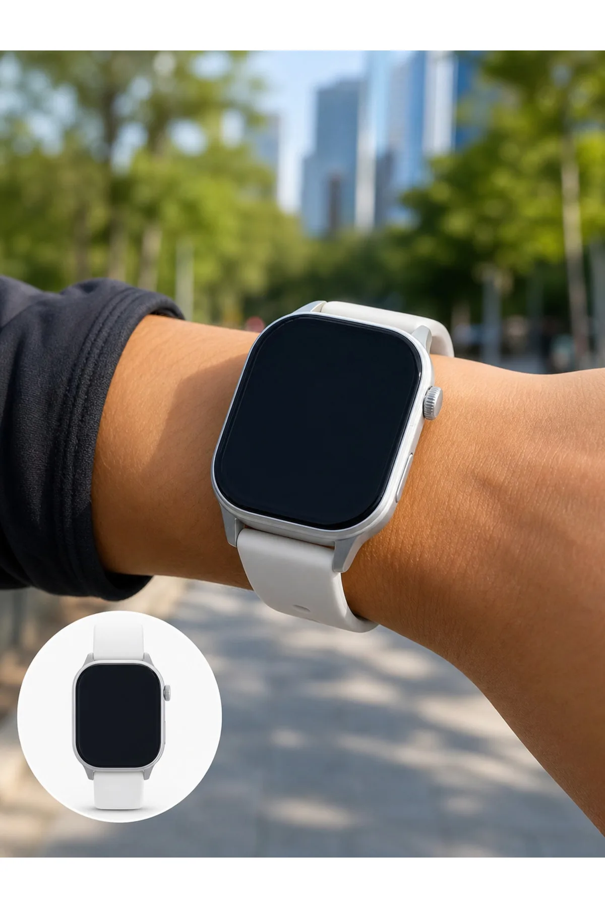 3 Kordonlu Akıllı Saat Bluetooth Arama ve Akıllı Bildirim Destekli