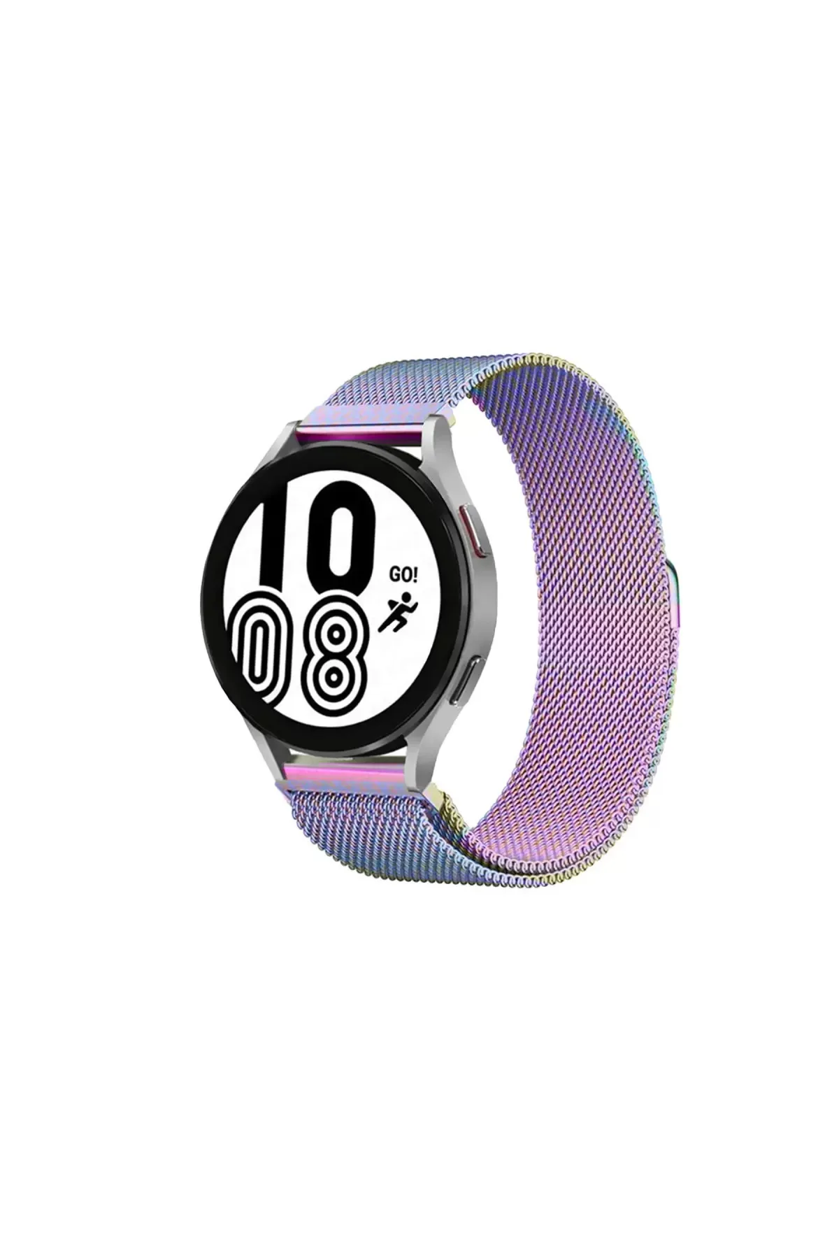 Newface Watch 22mm Metal Mıknatıslı Kordon - Rainbow