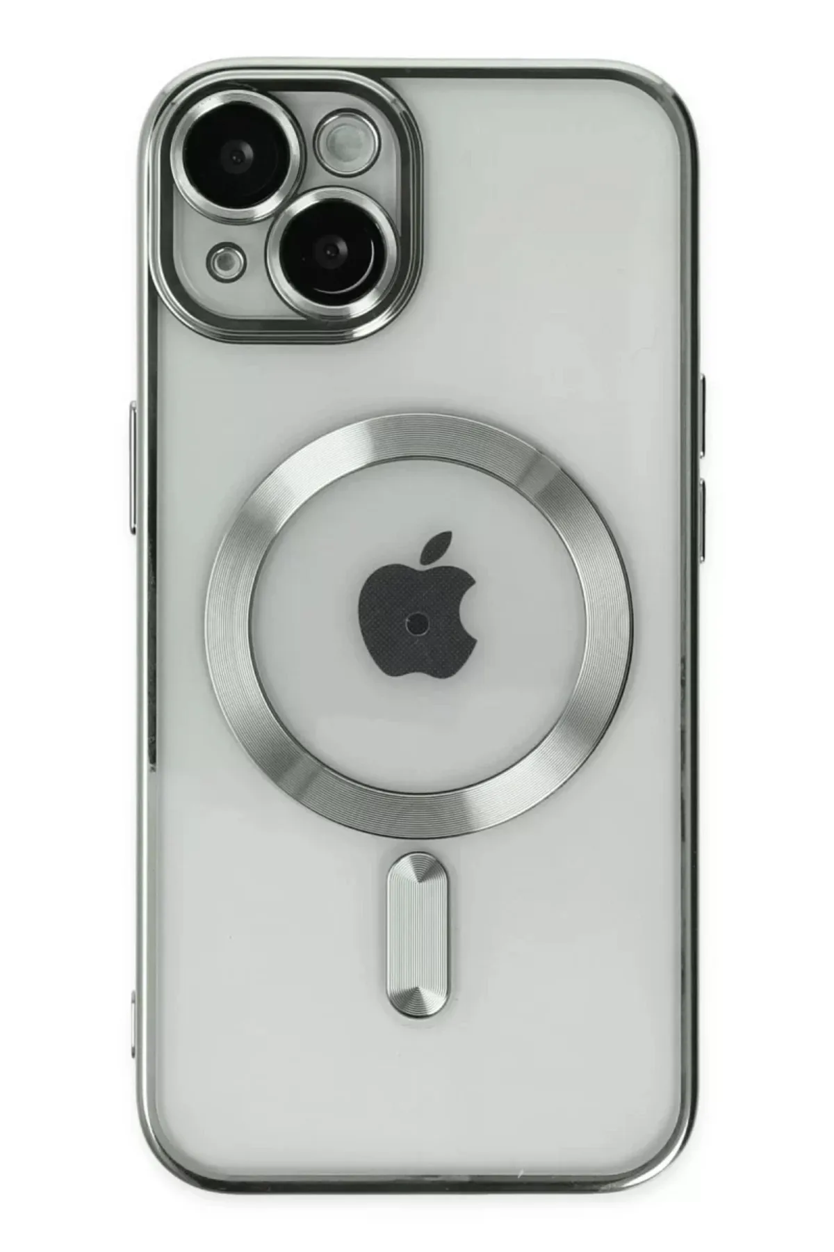 Newface Apple iPhone 14 Kılıf Kross Magneticsafe Kapak - Gümüş