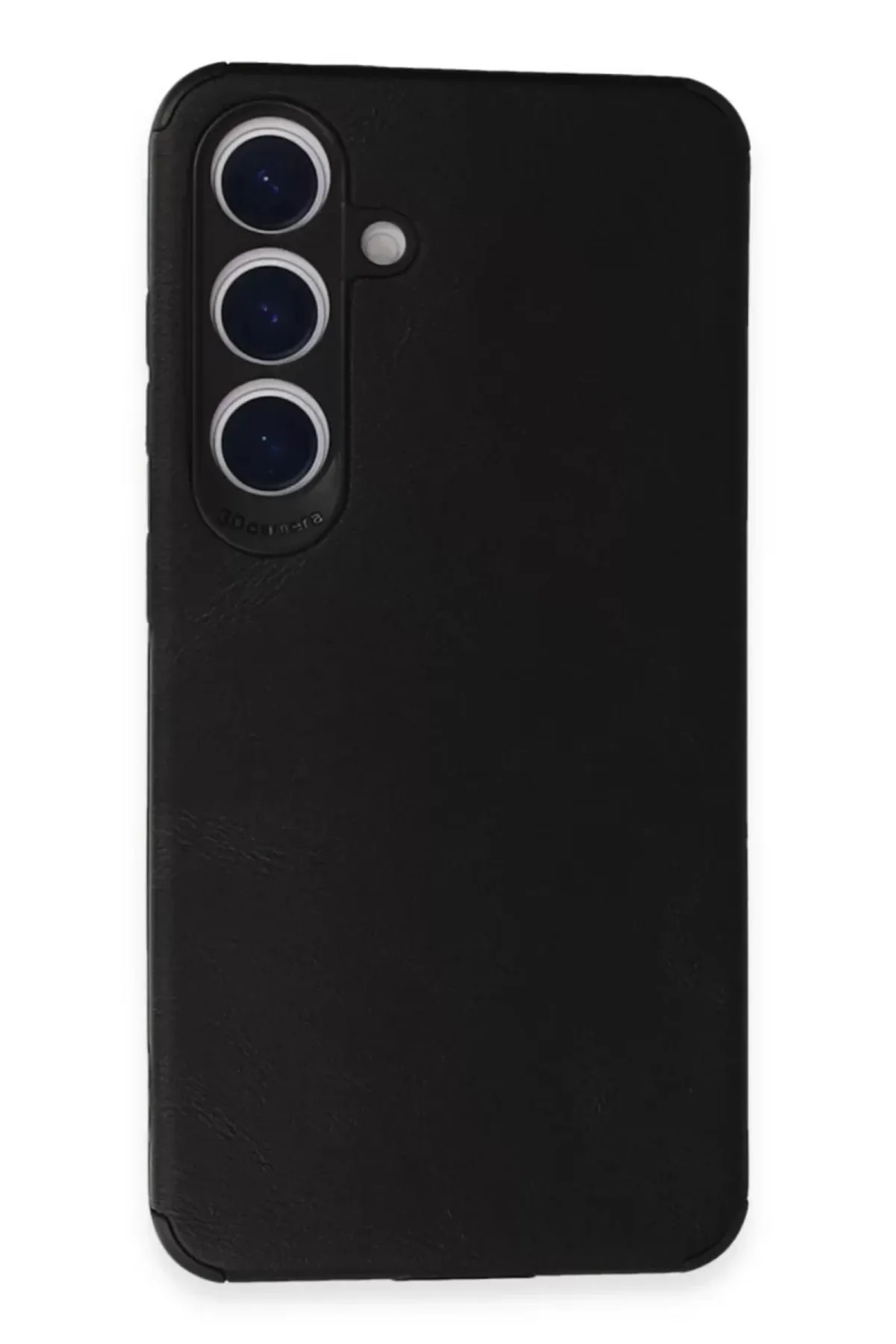Newface Samsung Galaxy S24 Kılıf Loop Deri Silikon - Siyah